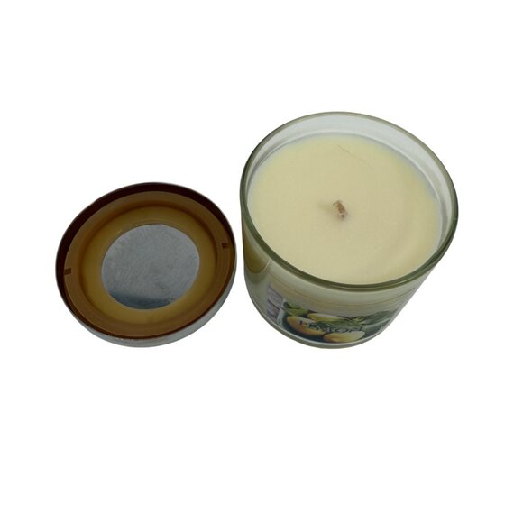 Bath & Body Works - Lemon Scented Candle 4 oz 1-Wick - White Barn - Unused - Picture 4 of 4